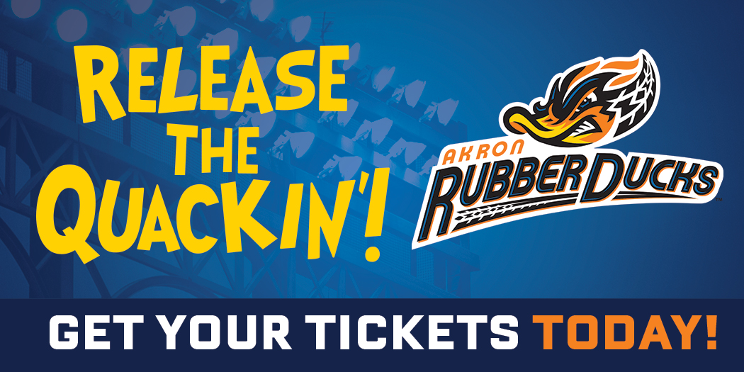 Akron Rubber Ducks promotion banner