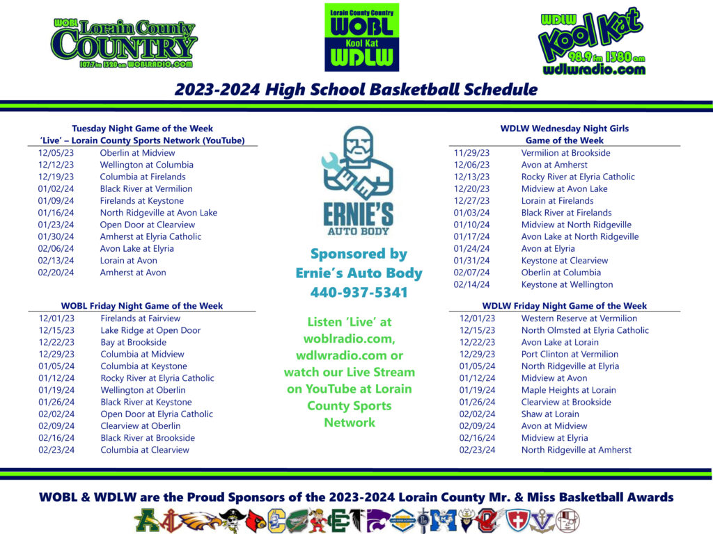 Local Sports Reports and Schedules WOBL Radio